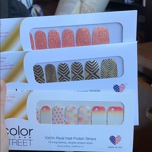 3 sets of Color Street